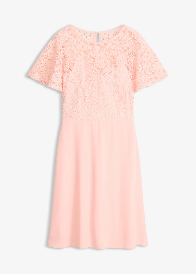 Robe à dentelle • rose nacré • Boutique bonprix