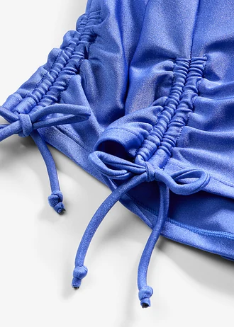 Short de bain avec slip intérieur en matière brillante • bleu • Boutique bonprix