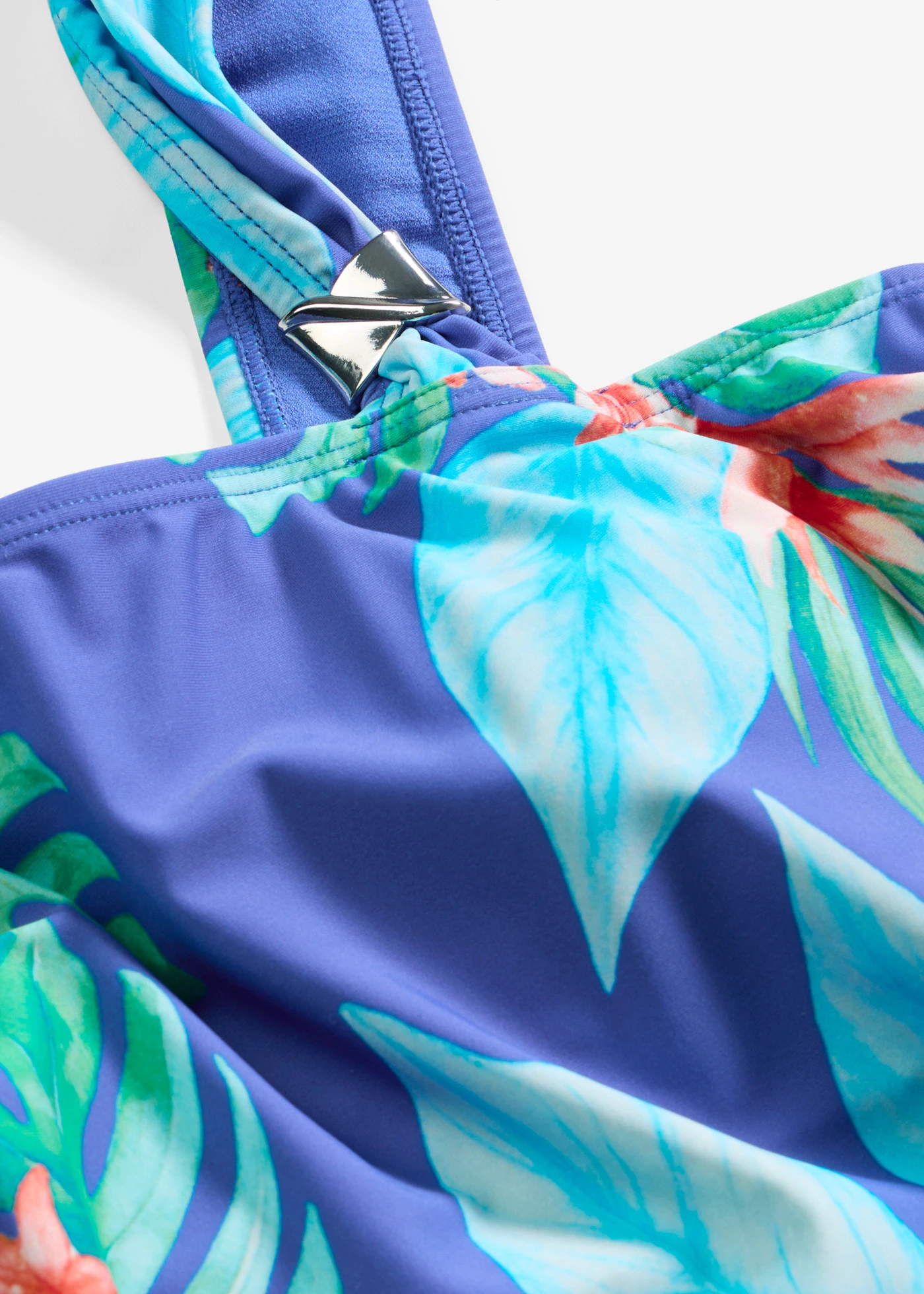 Tankini felsőrész • kék/virágmintás • bonprix áruház