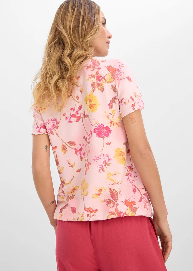 Shirt met bloemenprint • roze gebloemd • product-page.page-title-suffix