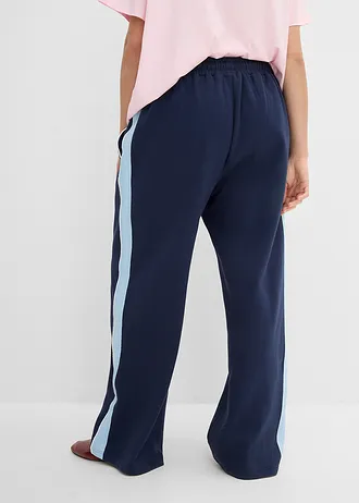 Pantalon sweat, Couleur: bleu foncé - bleu clair