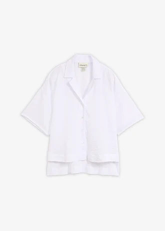Chemisier oversize, Couleur: blanc