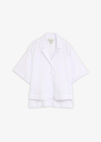 Košeľová blúzka, oversize • biela • obchod bonprix