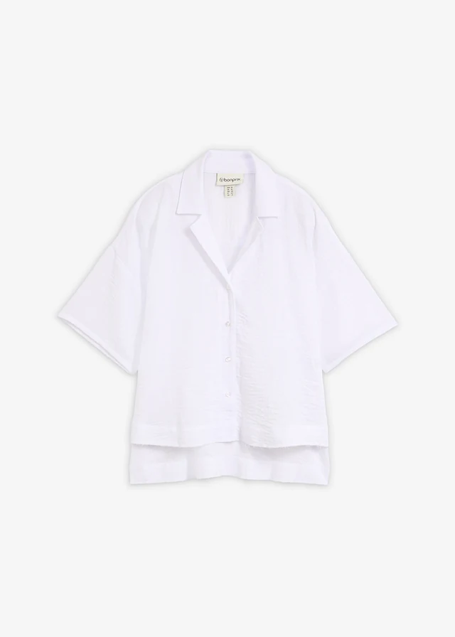 Oversized overhemdblouse