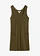 Robe courte en jersey en viscose douce, Couleur: olive foncé