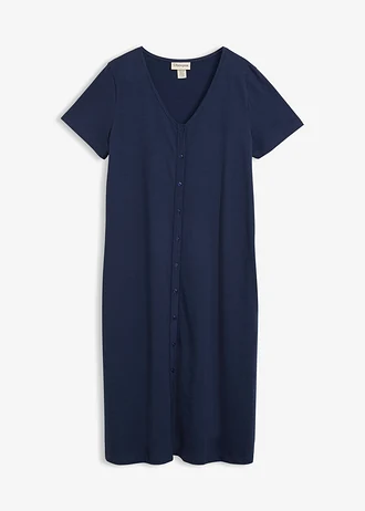 Robe en jersey 100% coton • bleu foncé • Boutique bonprix