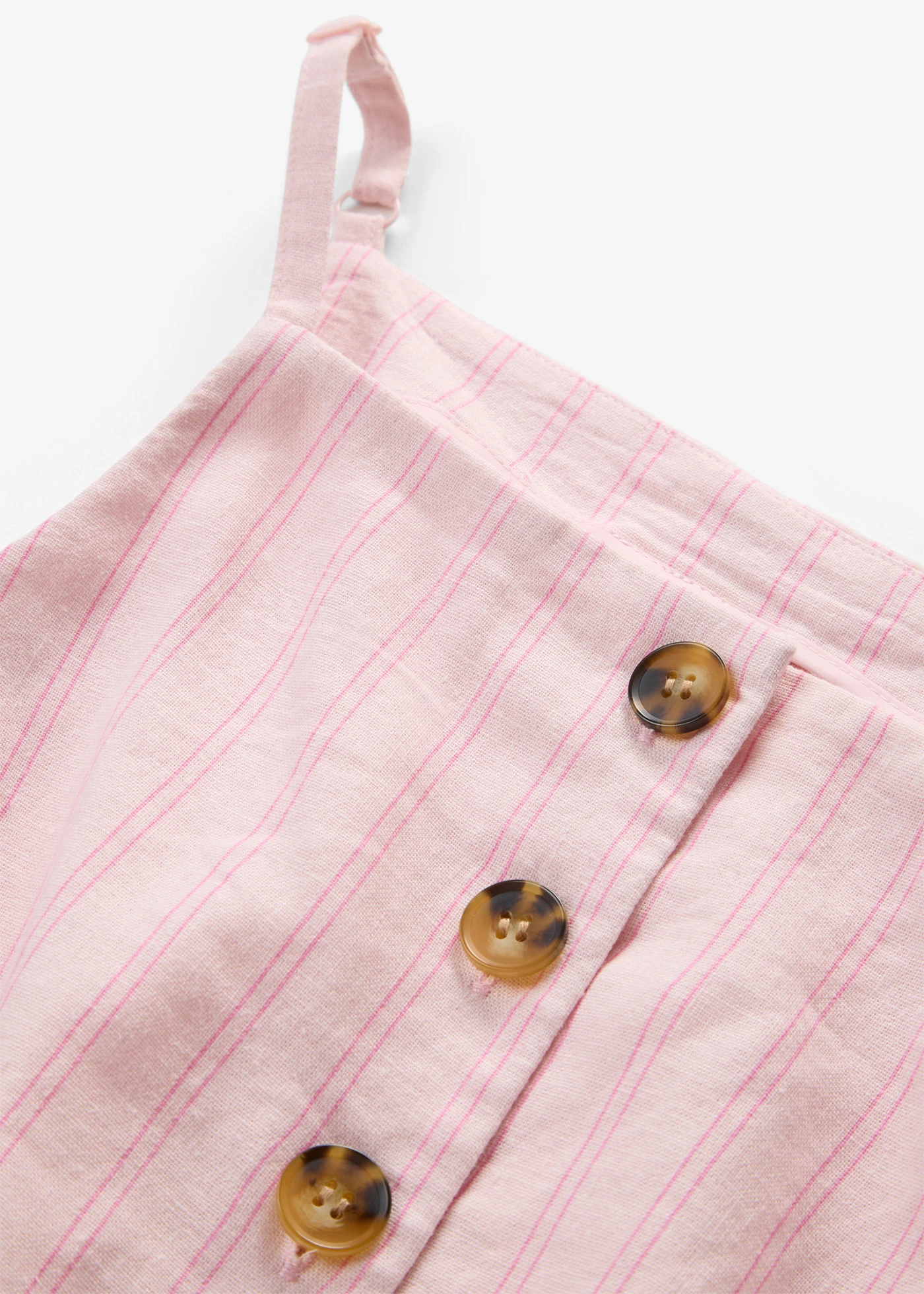 Blazer sans manches en lin mélangé • rose clair-rose rayé • Boutique bonprix