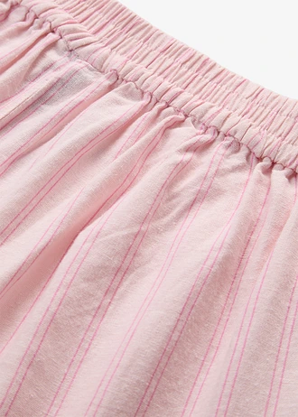 Pantalon taille extensible et rafraichissant • rose clair-rose rayé • Boutique bonprix