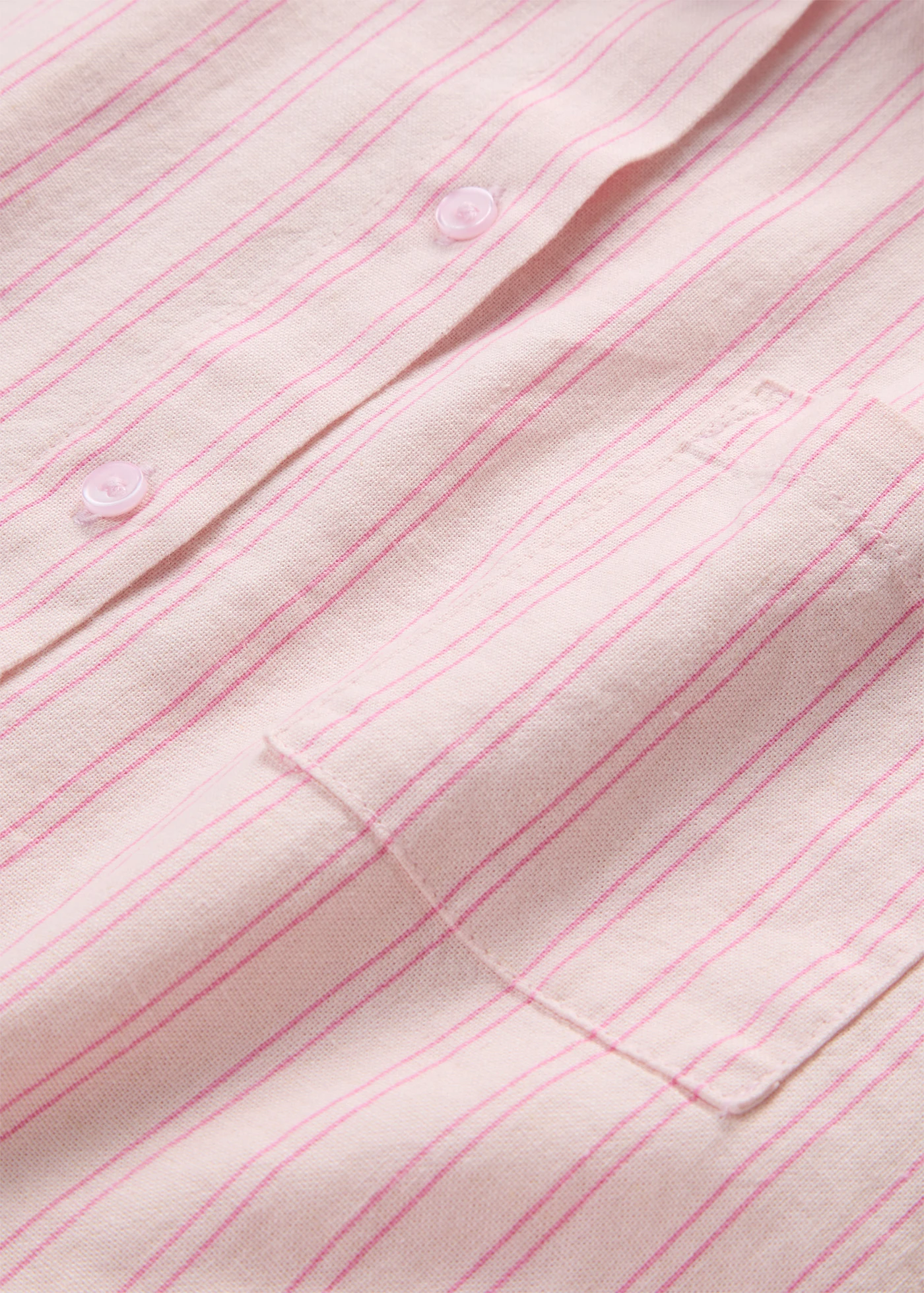 Chemisier manches courtes • rose clair-rose rayé • Boutique bonprix