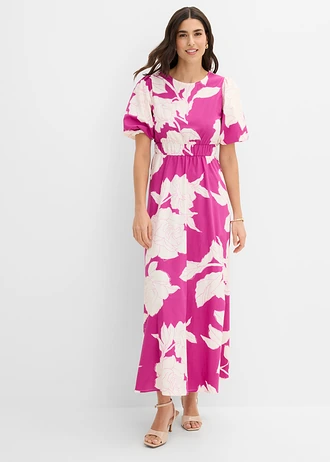 Rochie maxim din bumbac 100% • pink-fucsia floral • magazin bonprix