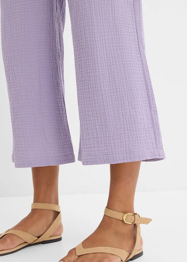 Marlene Dietrich broek van mousseline • rookviolet • product-page.page-title-suffix