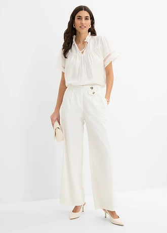 Marlene Dietrich broek • wolwit • bonprix online shop