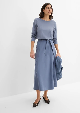 Maxi rok • rookblauw • bonprix online shop