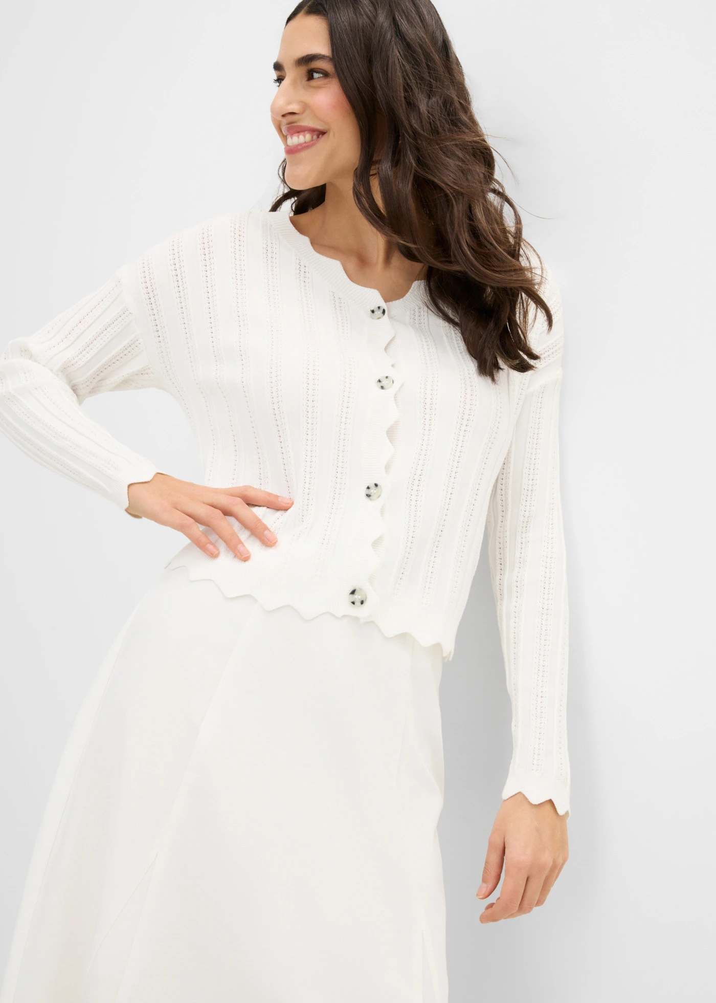 Kort ajour vest • wolwit • bonprix online shop