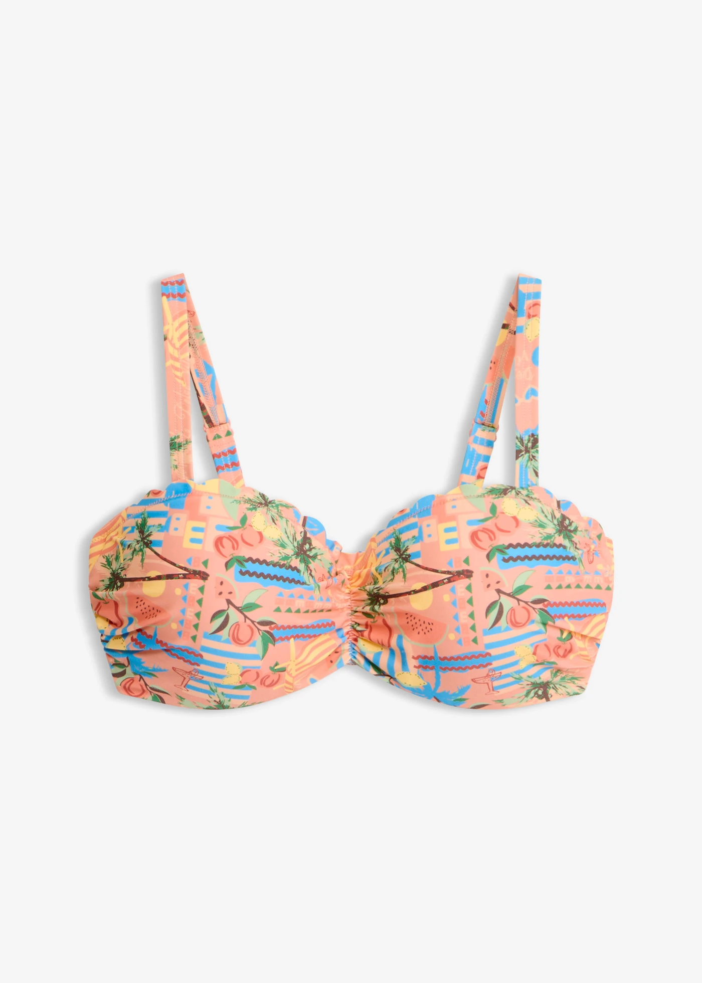 Bikinová podprsenka s kosticami • farebná potlačená • obchod bonprix