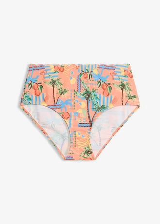 Bas de maillot taille haute, Couleur: multicolore