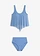 Tankini (ens. 2 pces) avec mesh transparent, Couleur: bleu jean