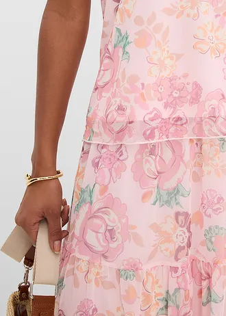 Blouse en mesh doux • rose clair floral • Boutique bonprix