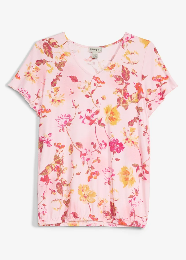 T-shirt à imprimé floral