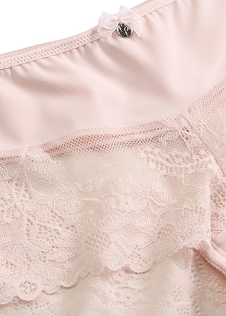 Chilot panty maxi cu dantelă fină • roz pal • magazin bonprix