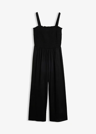 Jumpsuit van soepele viscose • zwart • bonprix online shop