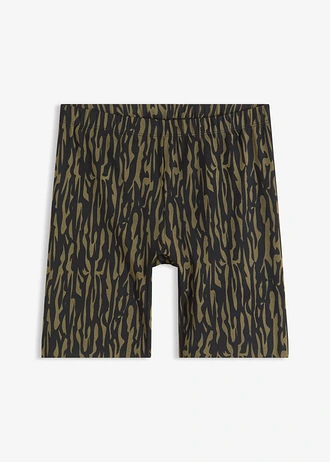 Kolarki przeciw otarciom, z chłodzącego materiału • czarny-khaki • sklep bonprix