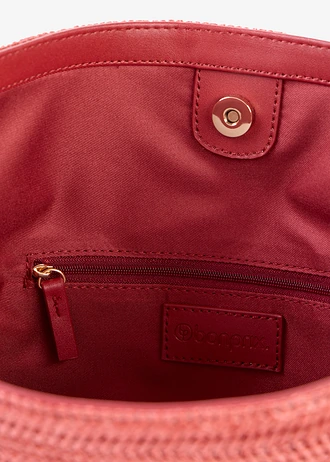 Sac seau effet paille • rouge désert • Boutique bonprix
