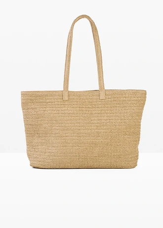 Torba typu shopper w optyce plecionki