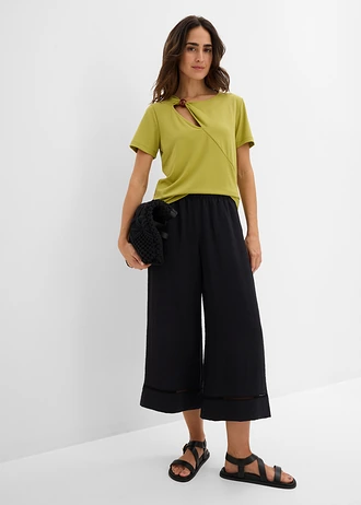 Tricou din mix fluid cu viscoză • verde cactus • magazin bonprix