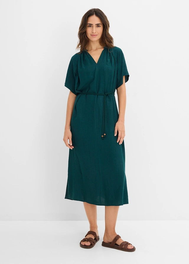 Robe midi douce • vert profond • product-page.page-title-suffix