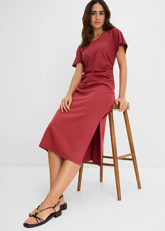 Robe en jersey coton • rouge désert • Boutique bonprix