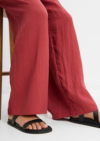 Pantalon estival à pinces • rouge désert • Boutique bonprix