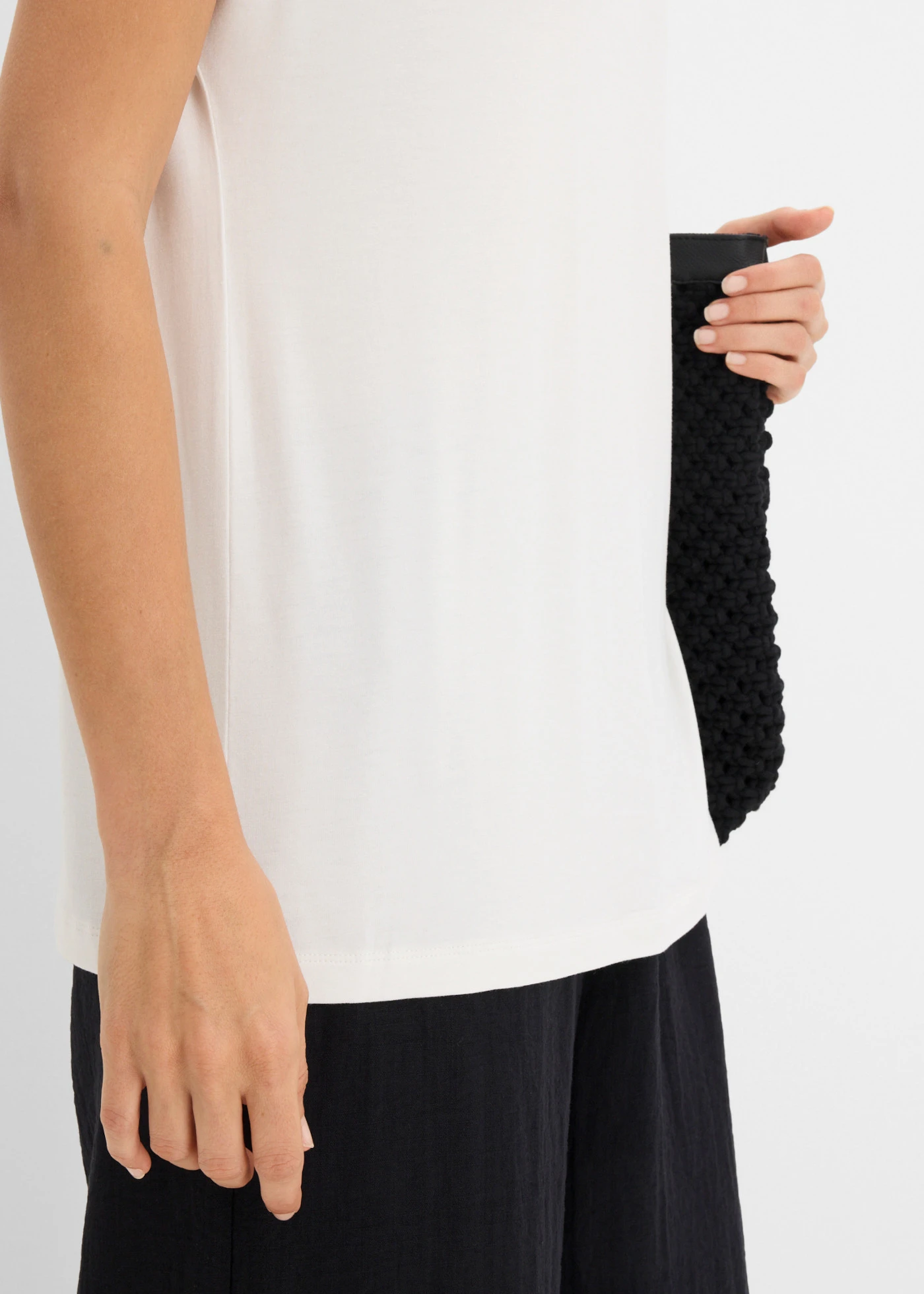 T-shirt • biel wełny • sklep bonprix