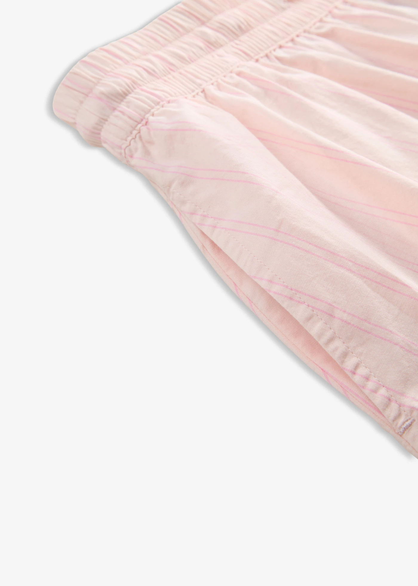 Midi sukňa z bavlneného mixu • jemná ružová-ružová pásikovaná • obchod bonprix