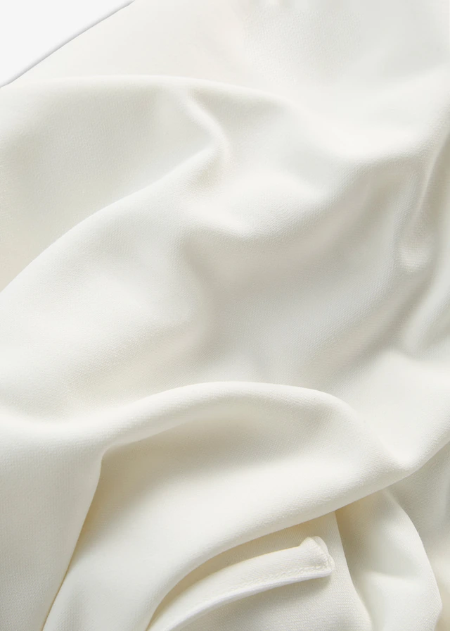 T-shirt van een zachte viscosemix, Kleur: wolwit