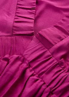 Robe longue en viscose fluide • rose fuchsia • Boutique bonprix