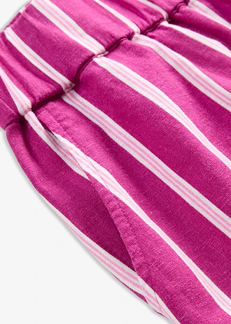 Gestreepte instapbroek • fuchsiapink-roze verticaal gestreept • bonprix online shop