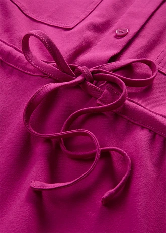 Žerzejové šaty z bavlny se strečem • fuchsiově pink • bonprix obchod