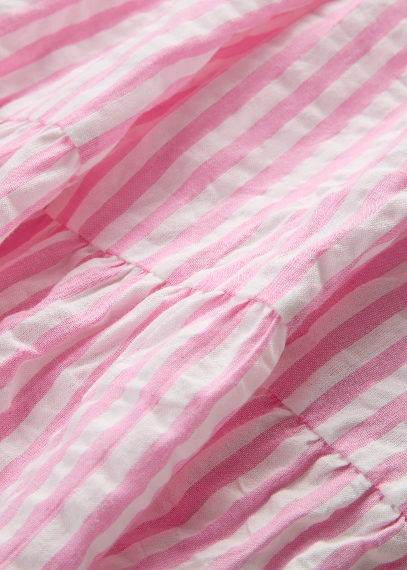 Robe style portefeuille 100% coton • rose-écru rayé • Boutique bonprix