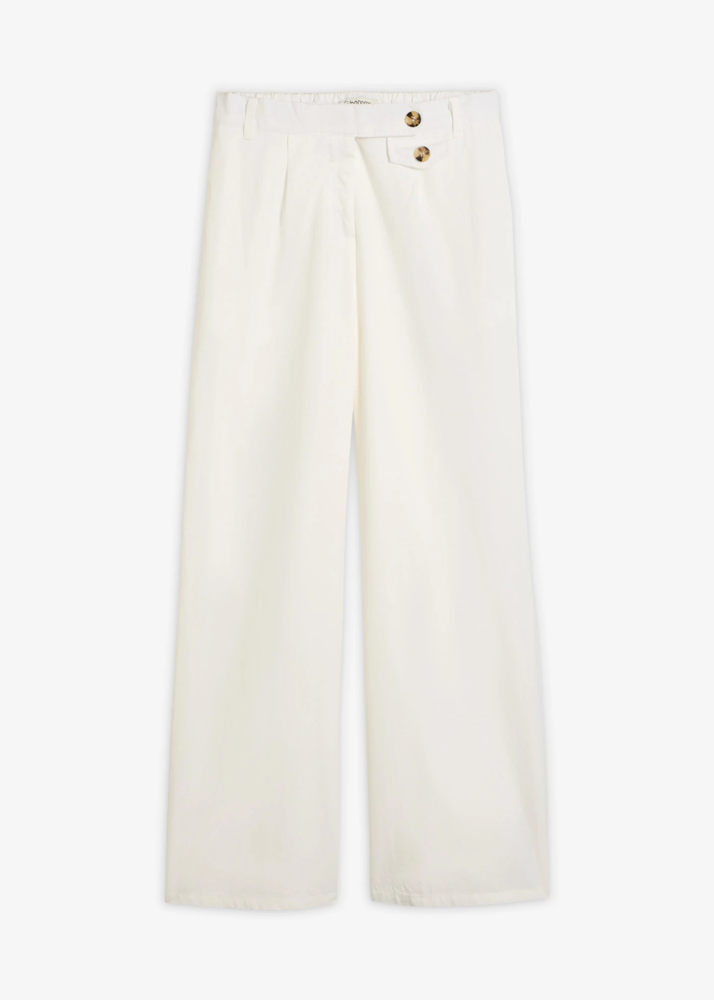 Pantalon large à pinces • écru • Boutique bonprix