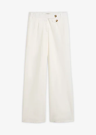 Marlene Dietrich broek, Kleur: wolwit