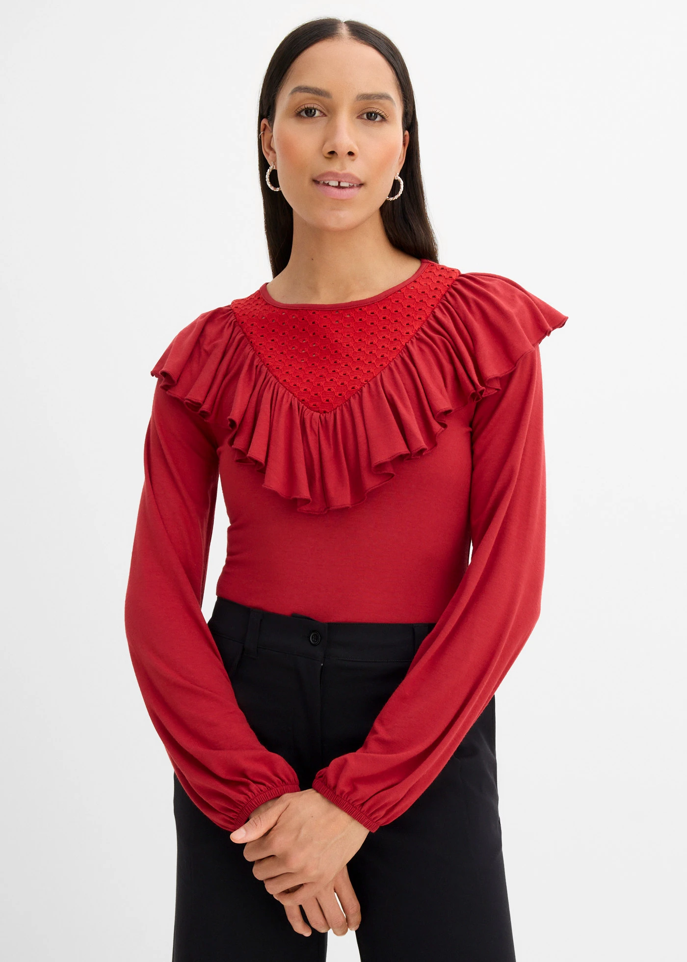T-shirt • rouge cerise • Boutique bonprix