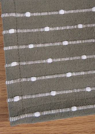 Prestieranie z bio bavlny (2 ks) • olivovozelená/krémová • obchod bonprix