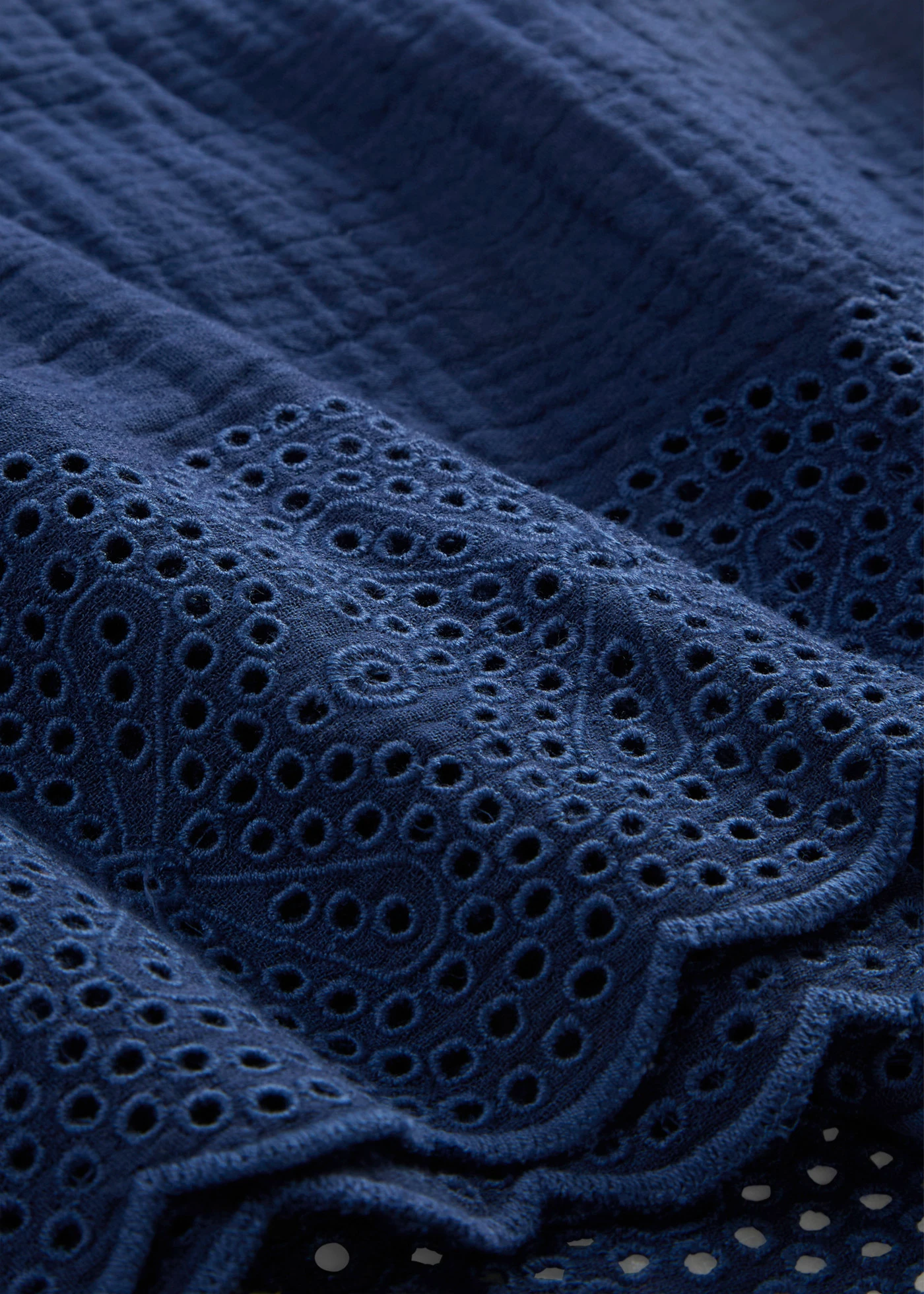 Bermuda léger en gaze de coton • bleu foncé • Boutique bonprix