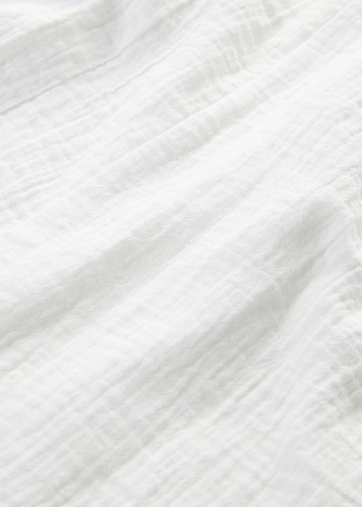 Blouse manches courtes légère en gaze de coton • blanc • Boutique bonprix