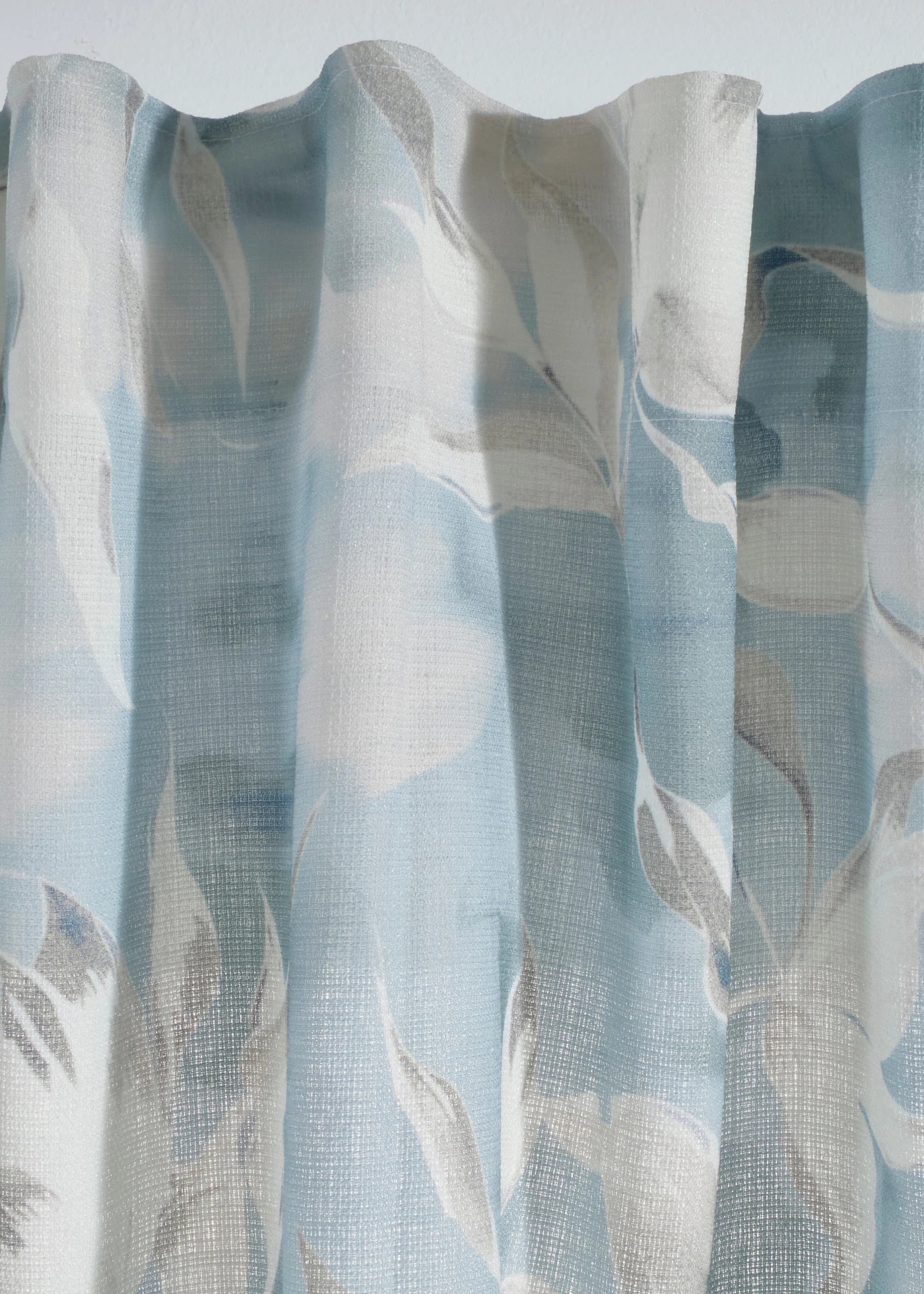 Rideau texturé (1 pce) • bleu clair-crème-vert clair • Boutique bonprix