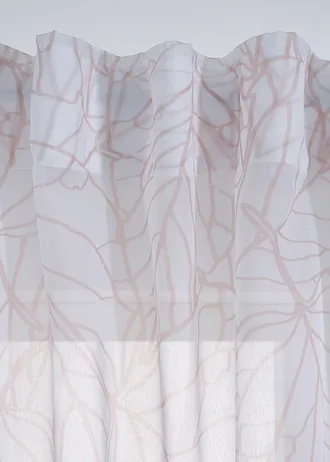 Gordijn met print (1 stuk) • beige-wit met print • bonprix online shop