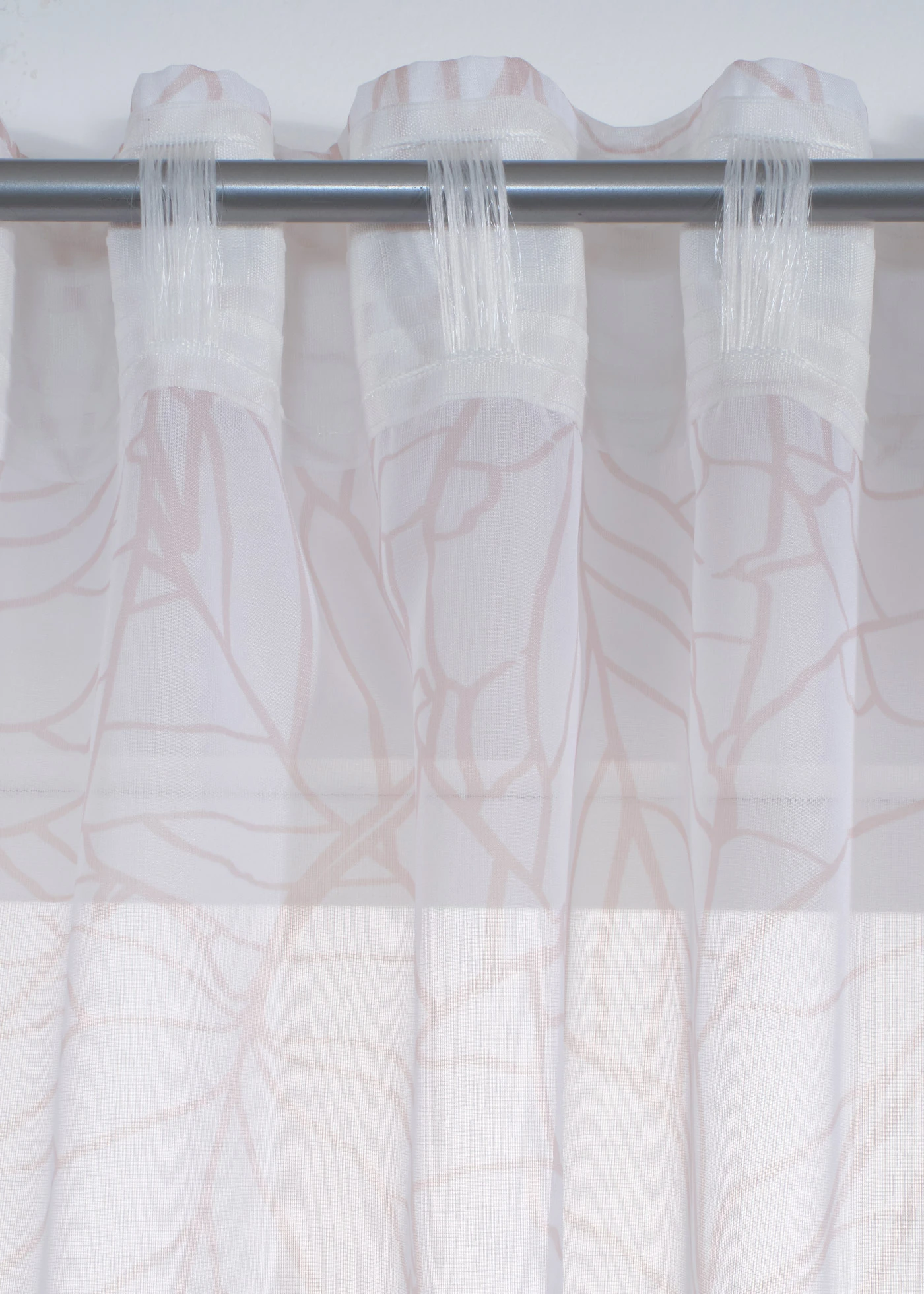 Voilage imprimé (1 pce) • beige-blanc imprimé • Boutique bonprix