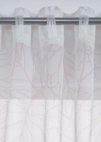 Gordijn met print (1 stuk) • beige-wit met print • bonprix online shop