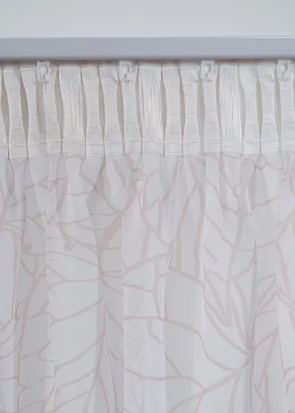 Gordijn met print (1 stuk) • beige-wit met print • bonprix online shop